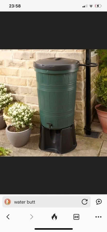 Photo of Water Butt, Dustbin, old Water Tank (Bishopston BS7) #1