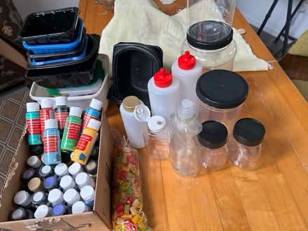 Photo of free Arts & Crafts paint & containers (East side: Speedway & Harrison) #1