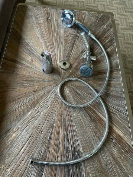 Photo of free Chrome Handheld Shower Head Set (Valencia Avenue, Sunnyvale) #2