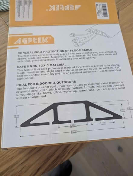 Photo of free White floor cable cover (OX4 Boulter Street) #1