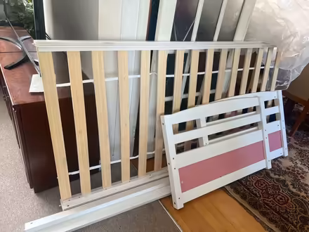 Photo of free Child’s bed pink and white (Keynsham BS31) #1