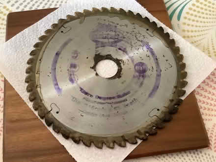 Photo of free Chop saw blade (Long Hanborough OX29) #1