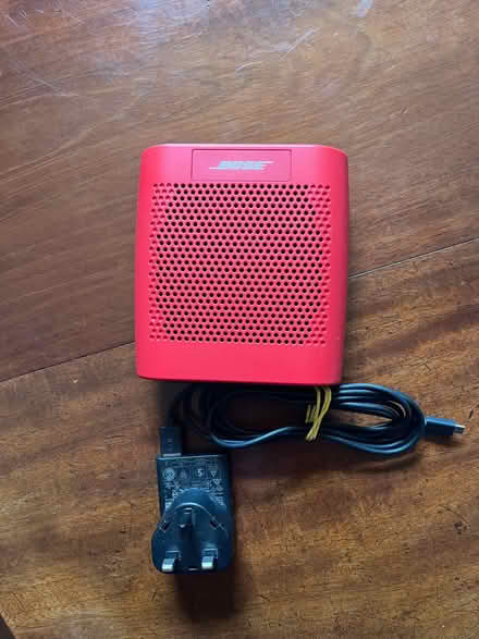 Photo of free Bose bluetooth speaker with charger and cable (Smallcombe Woods) #1