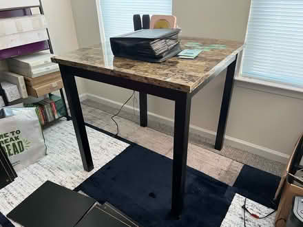 Photo of free Square dining table bar height (Meridian Hill park) #2