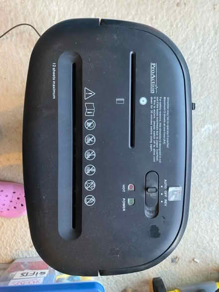 Photo of free Shredder (Dunfermline KY11) #2