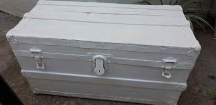 Photo of free Old wooden trunk (St Leonards TN38) #3