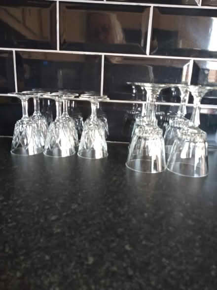 Photo of free Small stemmed glasses, 2 sets (Blakenall WS3) #1