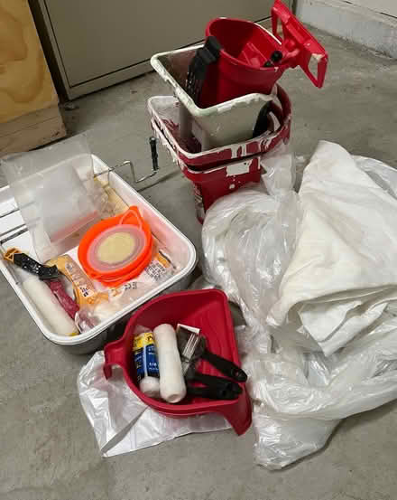Photo of free House painting supplies (Sebastopol north near downtown) #1