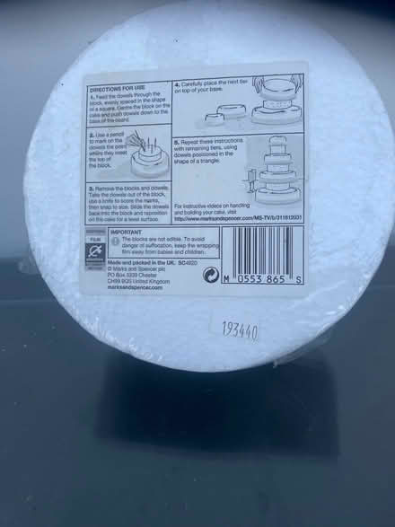 Photo of free Polystyrene wedding cake blocks (Wanstead E11) #2