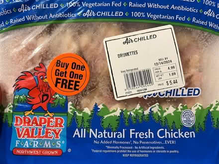 Photo of free frozen chicken drumettes (Woodinville) #1