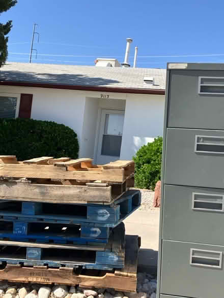 Photo of free File cabinet and pallets (9113 Hendrix) #2