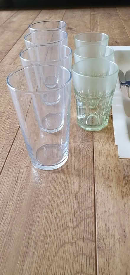 Photo of free A trayful of cutlery and glasses (The Camp AL4) #2
