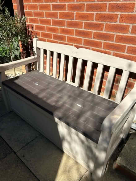 Photo of free Garden storage bench (BA12 9LR) #1