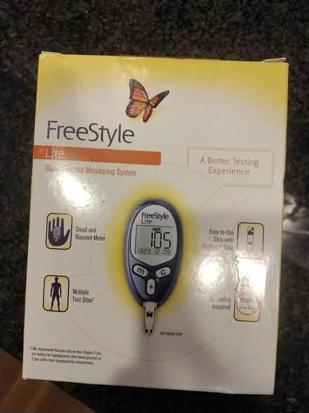 Photo of free FreeStyle Lite Diabetic Test kit (Winchester) #2