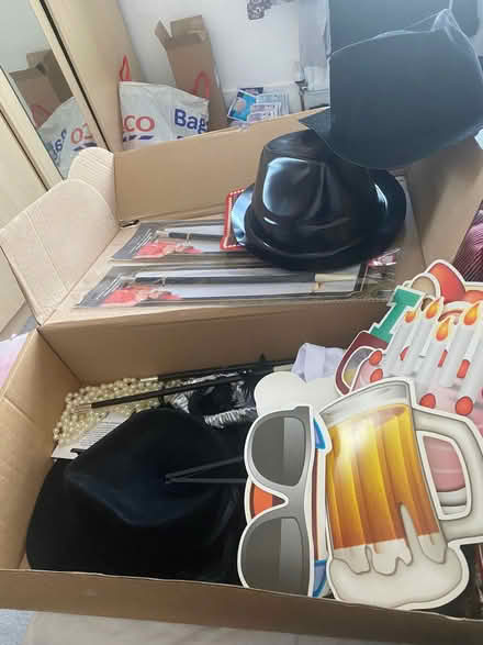 Photo of free Box of party props (Upton Park E13) #1