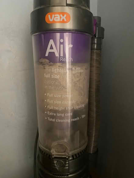 Photo of free Vacuum cleaner VAX - needs TLC (Round Hill BN2) #2