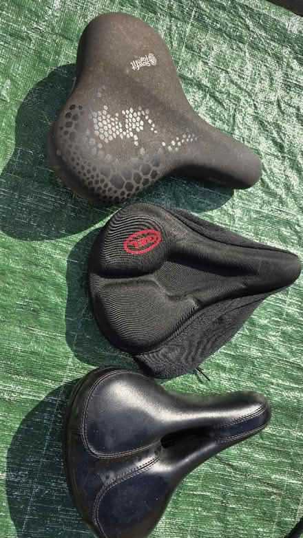 Photo of free 3 bicycle seats (Harlow, CM19) #1