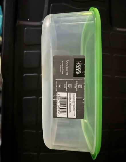 Photo of free Asda food storage containers (2) (Castle, CW8) #2