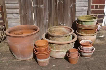 Photo of free Assortment of clay pots/planters - Leagrave LU4 (Lewsey Farm LU4) #1