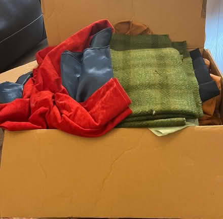 Photo of free Box of fabric scraps (Dalry) #1
