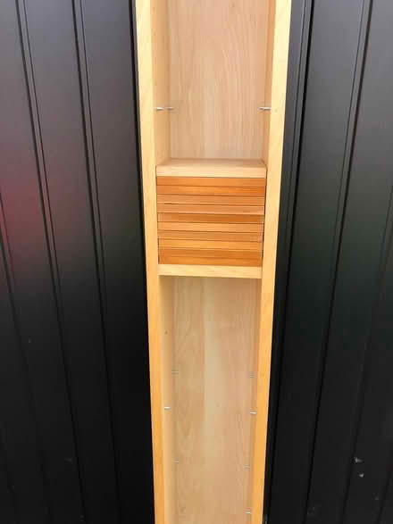 Photo of free Tall MDF Ikea shelves for CDs (Hyde SK14) #3