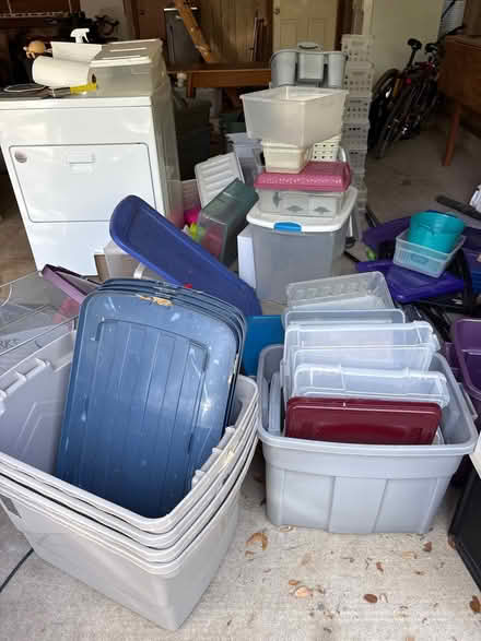 Photo of free Plastic bins (West Austin) #1