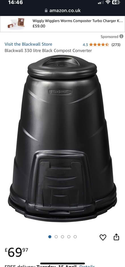 Photo of free Compost bin (Starkholmes DE4) #1