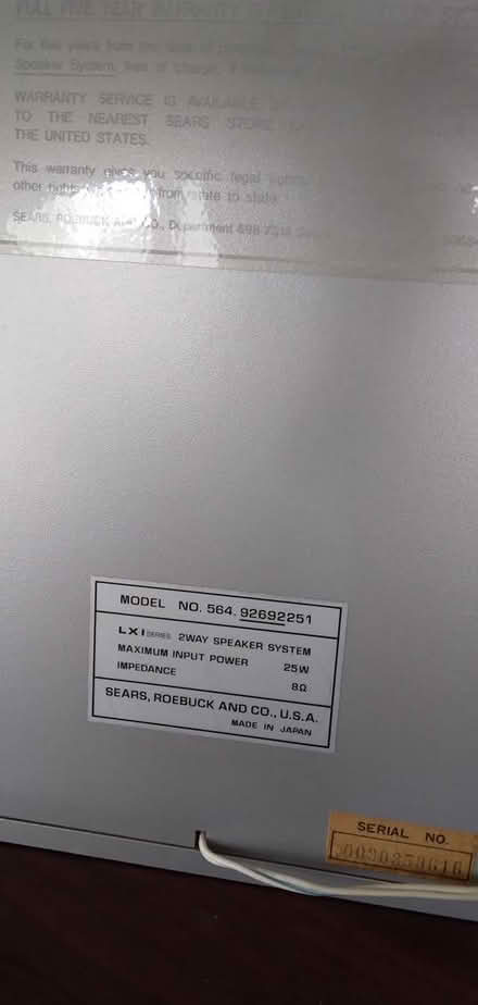 Photo of free cassette and radio system (Hyde Park, near Greenfields) #3