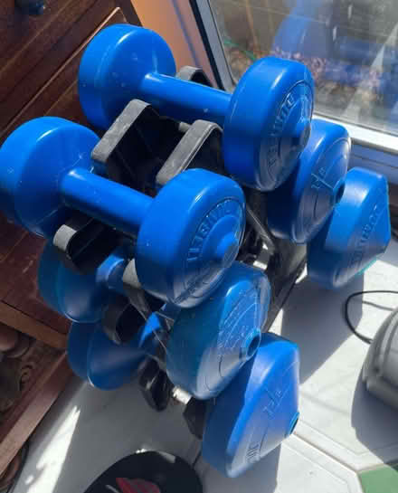 Photo of free Hand weights set with stand (New Malden KT3) #1