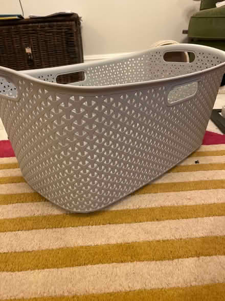 Photo of free Plastic laundry basket (St Leonard’s) #1