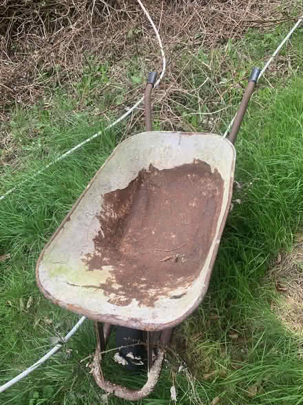 Photo of free Metal wheelbarrow. Tyre flat (C7 lewes) #2