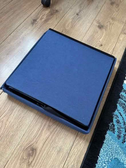 Photo of free Blue cube storage box - can also be used to sit on (Abingdon-on-Thames OX14) #2