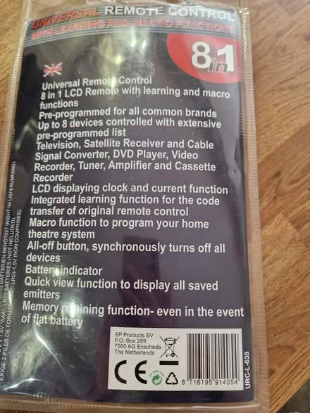 Photo of free Universal Remote Control (Hindhead, Surrey) #2