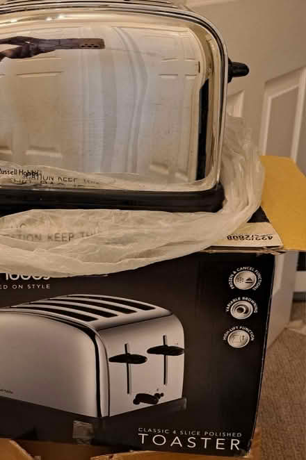 Photo of free Russell Hobbs Silver Toaster (Crofton Park, Brockley) #3