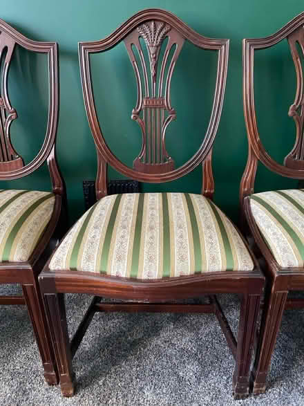 Photo of free 4 wooden dining chairs (Goring BN11) #2