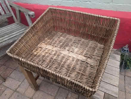 Photo of free Large wicker basket (Meersbrook S8) #2