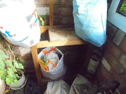 Photo of free Old Hat/Coat umbrella stand in OAK with Desk top (Hoscar L40) #2