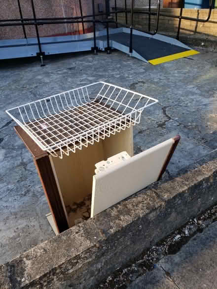 Photo of free Wall cabinet and wire basket (Kenton HA3) #2