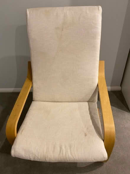 Photo of free IKEA POÄNG armchair oak veneer (Radlett WD7) #1