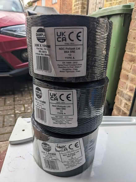 Photo of free 3 x rolls Damplas damp proof course (Melbourn) #1