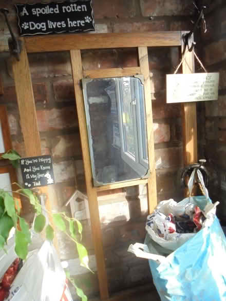 Photo of free Old Hat/Coat umbrella stand in OAK with Desk top (Hoscar L40) #1