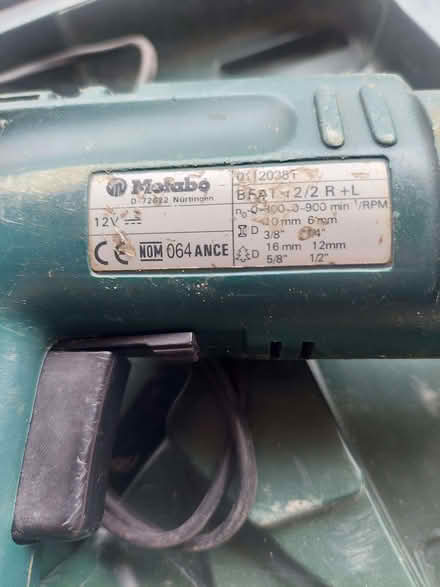 Photo of free Metabo cordless drill (Rail Croft PO7) #2
