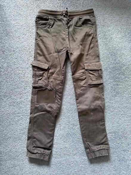 Photo of free Black cotton combat trousers age 11 patched (Summertown OX2) #1