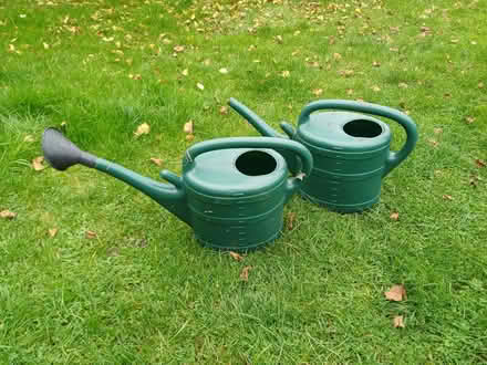 Photo of free 2 x plastic watering cans (Shortstown MK42) #1