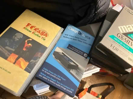 Photo of free A few VHS tapes, blank+cleaner tape (Englewood) #1
