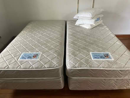 Photo of free Twin beds and bedding (Berkeley Heights) #1