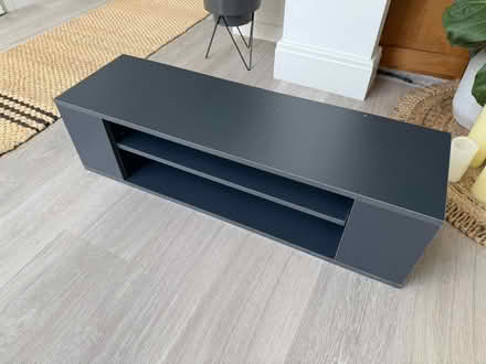 Photo of free Tv cabinet 100cms wide grey (Stockport SK7) #1