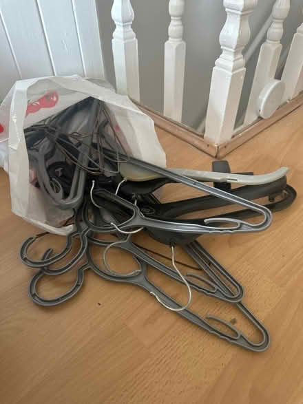 Photo of free metal/plastic hangers (Cathays CF24) #1