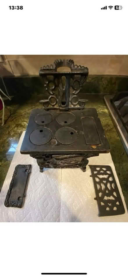 Photo of free Miniature Cast Iron Toy Stove (Fanwood) #1