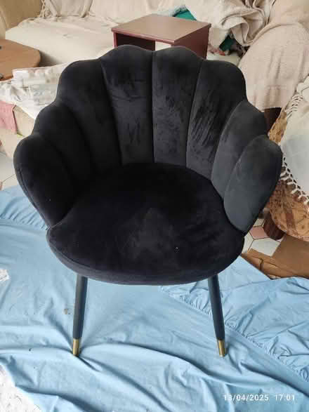 Photo of free Velvety dressing table chair (Great Moor SK7) #1